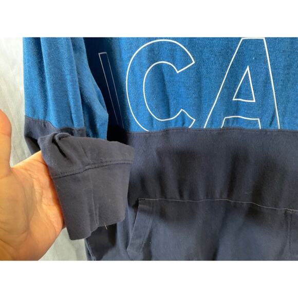 American Eagle FLEX Men's XL Pullover Hoodie Lightweight Missing Drawstring - Picture 4 of 10